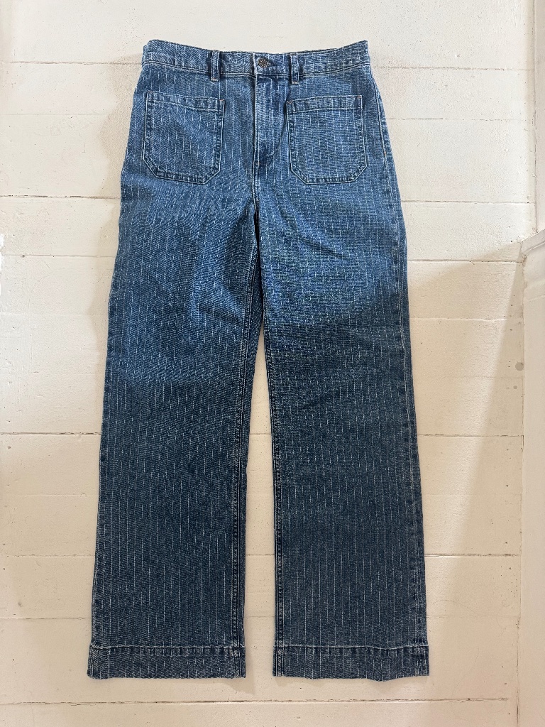 Faherty Sunwashed Denim Patch Pocket Pant